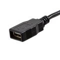 Monoprice USB Type-A to USB Type-A Female 2.0 Extension Cable - 28/24AWG Gold Pl 39924